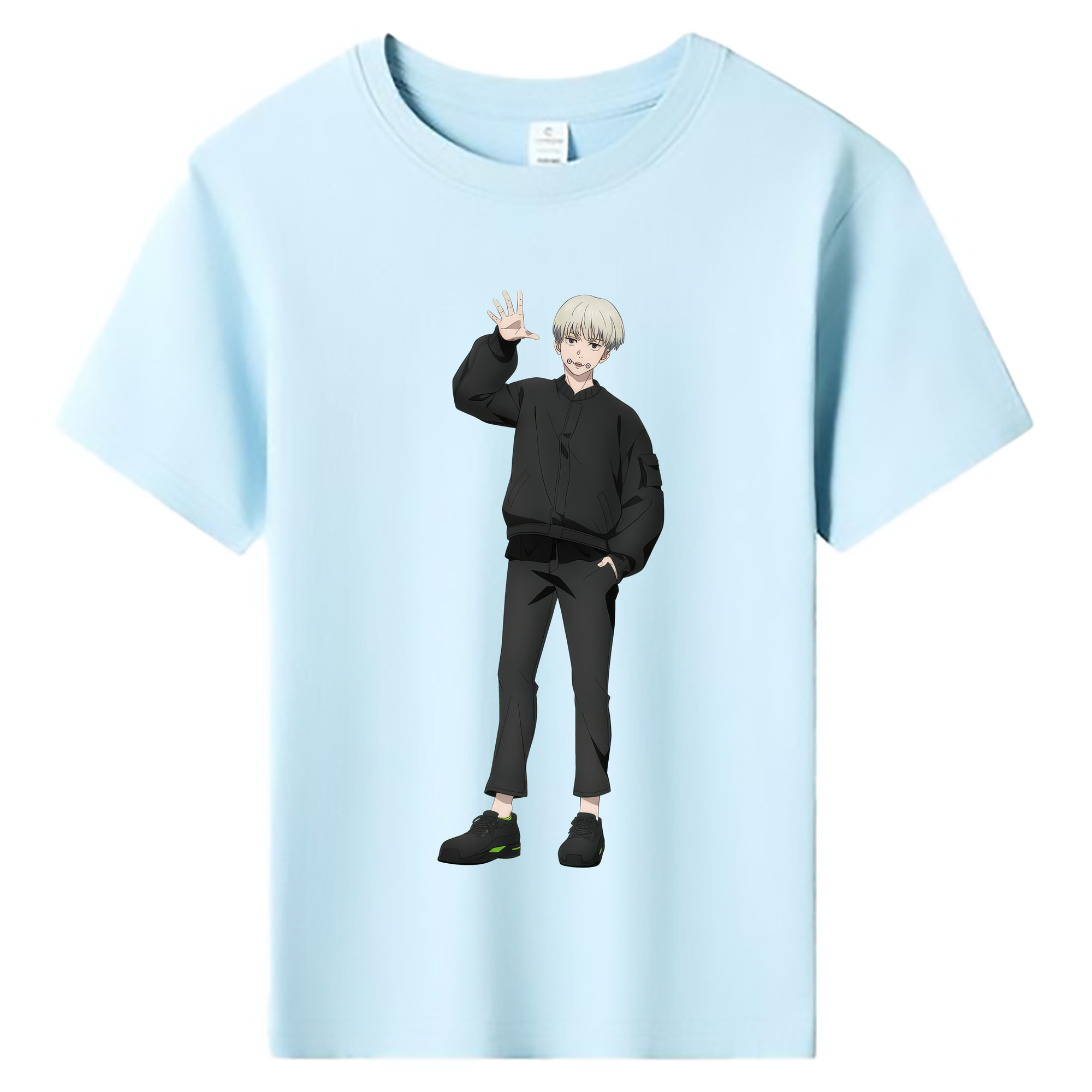 （画像用） 呪術廻戦 Jujutsu Kaisen 綿100％キッズTシャツ（フロントプリント）
